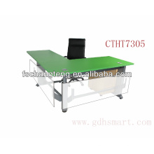Elbasan & Shkoder & Fier L shape height adjustable office table by manual